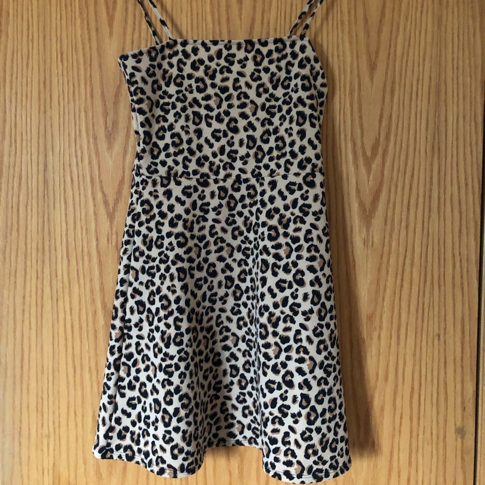 H&M CHEETAH MINI DRESS